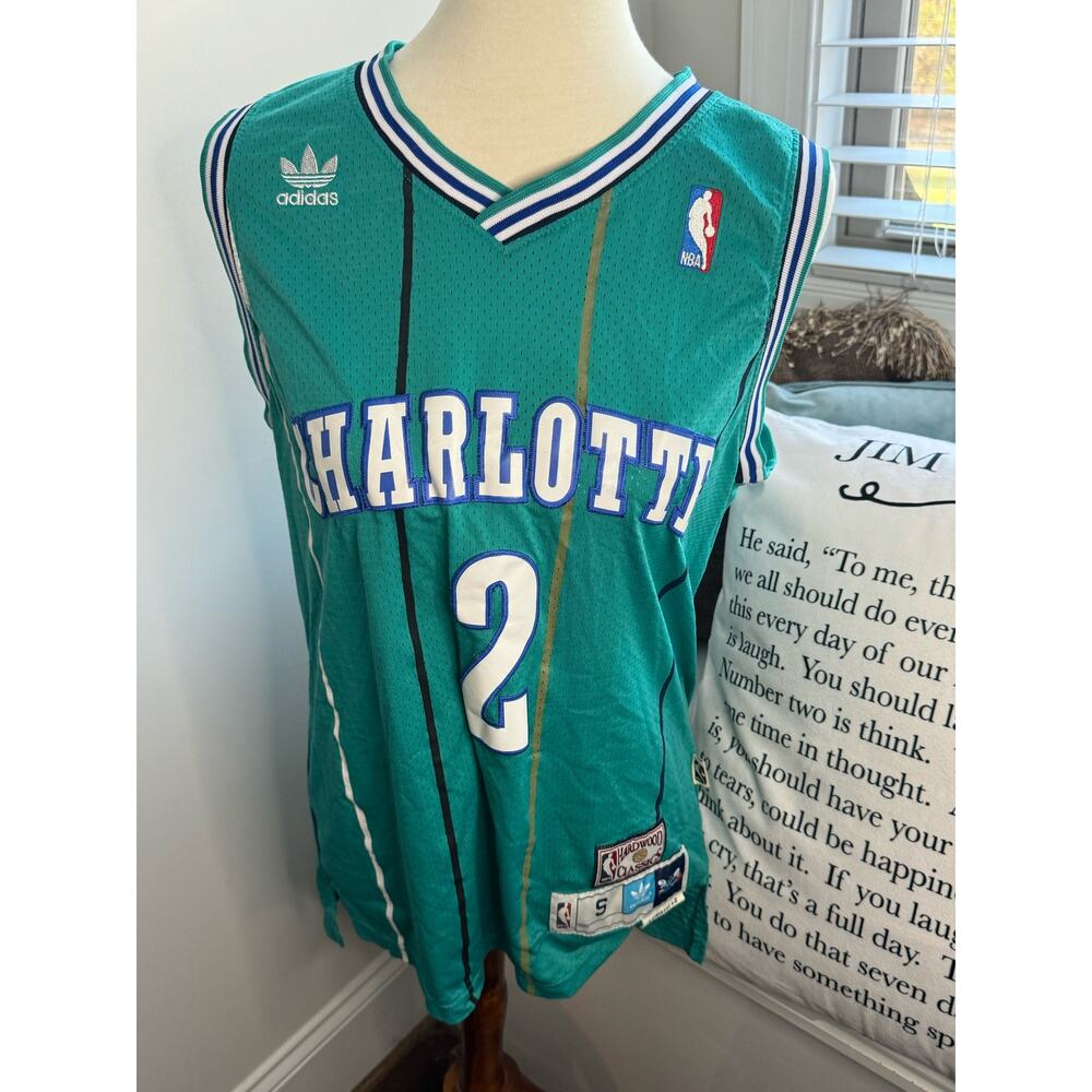 Vintage Larry Johnson Hardwood Classics Adidas Jersey